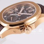 Replica Patek Philippe Aquanaut 5164r 001 Zf Factory Brown Strap (7)