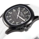 Replica Patek Philippe Aquanaut Pp5167 Zf Factory White Rubber Strap (5)