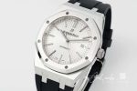 Replica Audemars Piguet Royal Oak 15400 Aps Factory White Dial Silver Bezel (3)