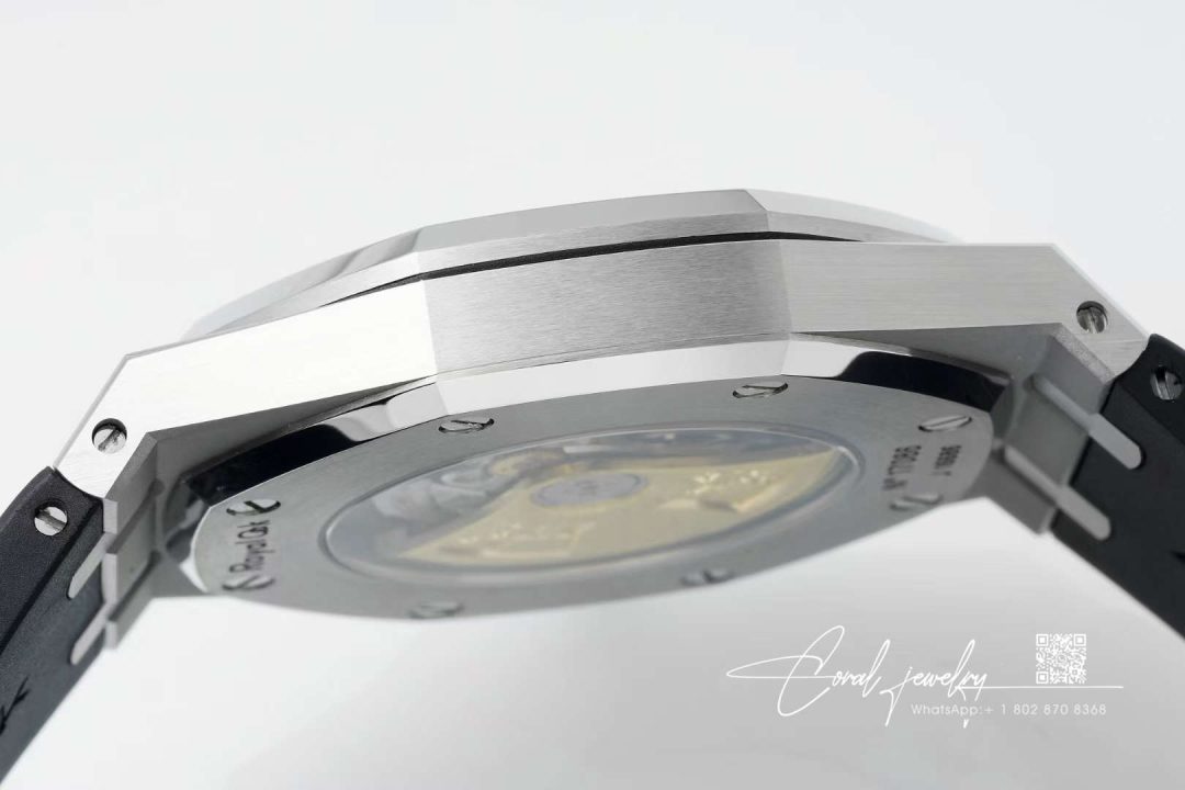 Replica Audemars Piguet Royal Oak 15400 Aps Factory White Dial Silver Bezel (6)