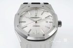 Replica Audemars Piguet Royal Oak 15400 Aps Factory White Dial Silver Bezel (7)