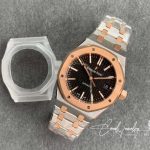 Replica Audemars Piguet Royal Oak 15400 Jf Factory Rose Gold Black Dial (9)