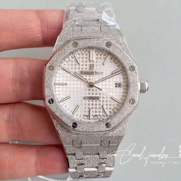 Replica Audemars Piguet Royal Oak 15410 Aps Factory White Dial (1)