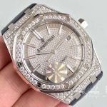 Replica Audemars Piguet Royal Oak 15450 Jf Factory Diamond Dial (4)