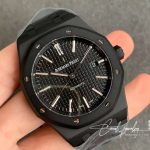 Replica Audemars Piguet Royal Oak 15500 Dlc Version Zf Factory Black Case (11)