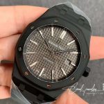 Replica Audemars Piguet Royal Oak 15500 Dlc Version Zf Factory Carbon Fiber Case (3)