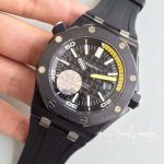 Replica Audemars Piguet Royal Oak Offshore Diver 15706 Jf Factory Black Dial (3)