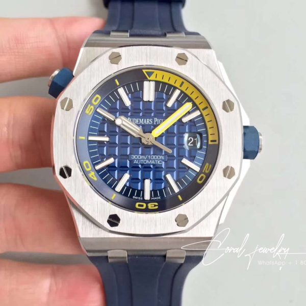 Replica Audemars Piguet Royal Oak Offshore Diver 15710st.oo.a027ca.01 Jf Factory V8 Blue Dial (1)