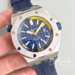 Replica Audemars Piguet Royal Oak Offshore Diver 15710st.oo.a027ca.01 Jf Factory V8 Blue Dial (2)