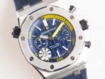 Replica Audemars Piguet Royal Oak Offshore Diver 15710st.oo.a027ca.01 Jf Factory V8 Blue Dial (4)