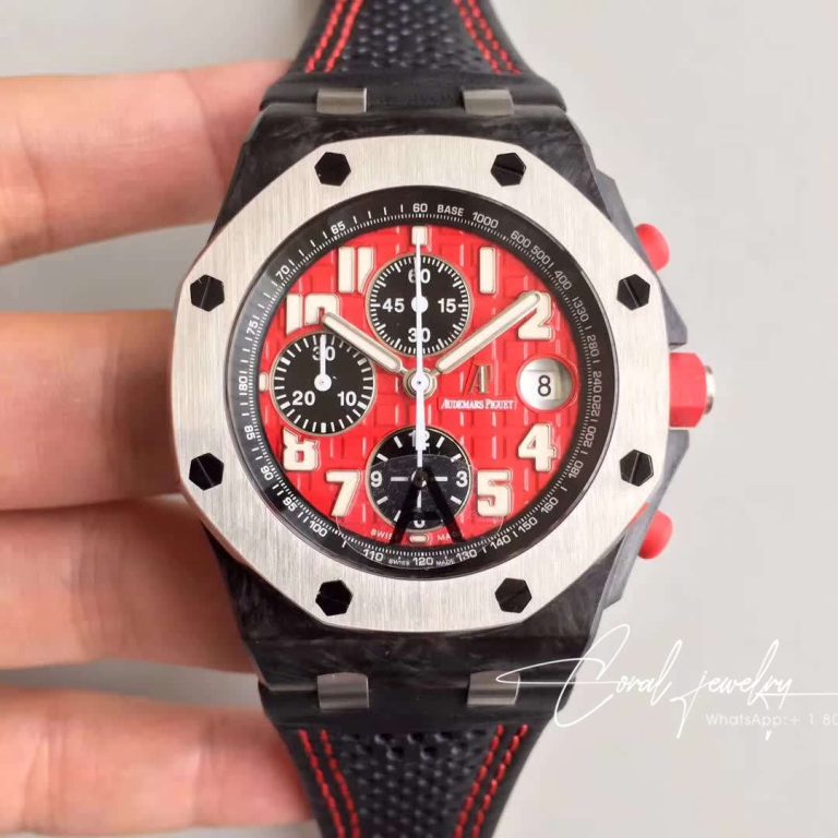 Replica Audemars Piguet Royal Oak Offshore Singapore Gp F1 26190os.oo.d003cu.01 Jf Factory Red Dial (1)