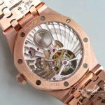 Replica Audemars Piguet Royal Oak Rose Gold Tourbillon Extra Thin 26522 R8 Factory White Dial (7)