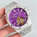 Replica Audemars Piguet Royal Oak Tourbillon 26522st.oo.1220st.01 Jf Factory Purple Dial (2)