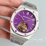 Replica Audemars Piguet Royal Oak Tourbillon 26522st.oo.1220st.01 Jf Factory Purple Dial (3)