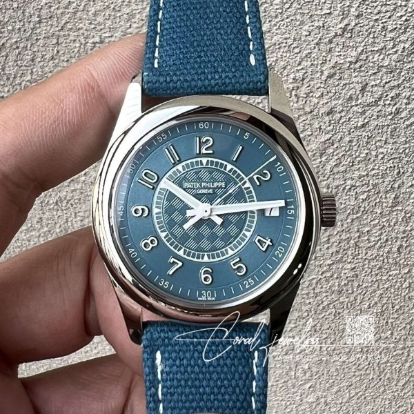 Replica Patek Philippe Calatrava 6007a 001 Zf Factory Blue Dial (1)