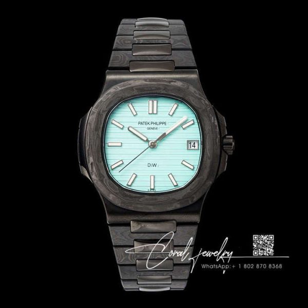 Replica Patek Philippe Nautilus 5711 Diw Factory Ice Blue Dial (1)