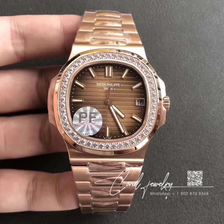 Replica Patek Philippe Nautilus 5711 Pf Factory V2 Brown Gradient Dial (1)