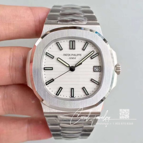 Replica Patek Philippe Nautilus 57111a 011 Gr Factory Silver Strap (1)