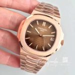 Replica Patek Philippe Nautilus 57111r 001 Pf Factory Rose Gold Chocolate Dial (3)