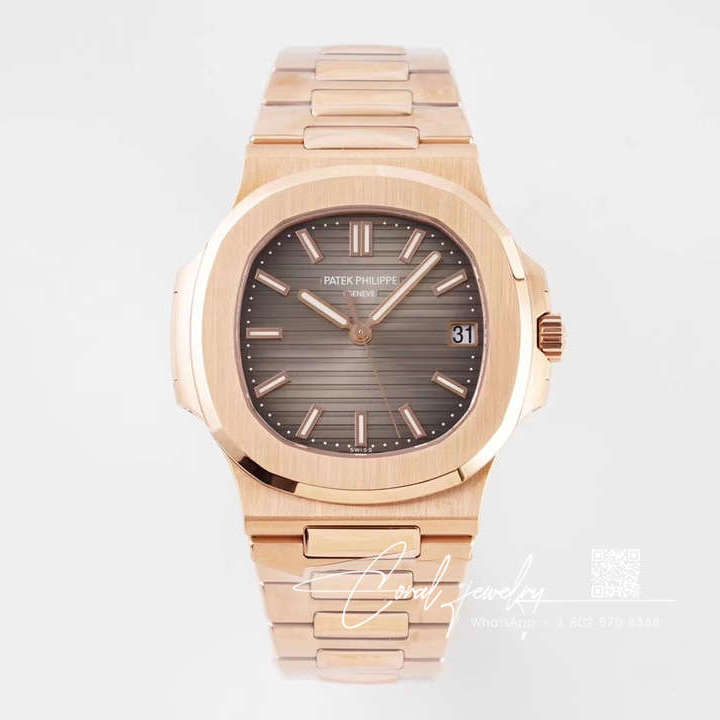 Replica Patek Philippe Nautilus 57111r 001 Ppf Factory V4 Rose Gold Brown Dial (1)