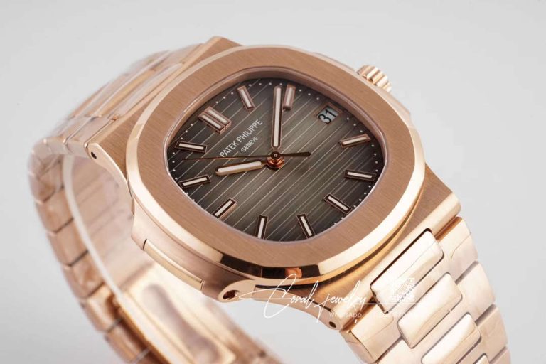 Replica Patek Philippe Nautilus 57111r 001 Ppf Factory V4 Rose Gold Brown Dial (2)