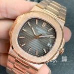 Replica Patek Philippe Nautilus 57111r 001 Ppf Factory V4 Rose Gold Brown Dial (3)