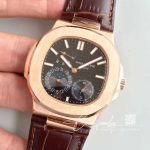 Replica Patek Philippe Nautilus 5712 Gr Factory Leather Strap (12)