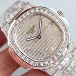 Replica Patek Philippe Nautilus Jumbo 57191g 001 Diamonds Dial (4)