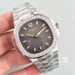 Replica Patek Philippe Nautilus Ladies 7118 1200a 011 Pf Factory Stainless Steel Strap (2)