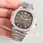 Replica Patek Philippe Nautilus Ladies 7118 1200a 011 Pf Factory Stainless Steel Strap (3)