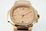 Replica Patek Philippe Nautilus Ladies 71181200r 010 3k Factory Gold Case (3)