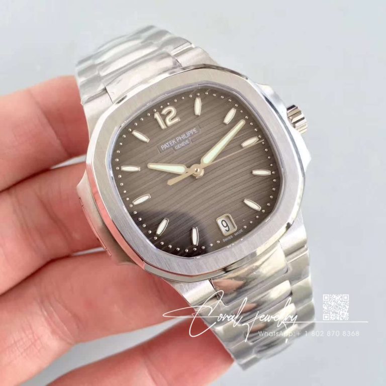 Replica Patek Philippe Nautilus Ladies 71181a 011 Pf Factory Anthracite Dial (2)