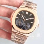 Replica Patek Philippe Nautilus Moonphase 5712r 001 Black Dial (3)