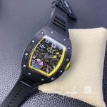 Replica Richard Mille Rm 011 Kv Factory Black Rubber Strap (17)