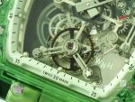 Replica Richard Mille Rm 56 01 Tourbillon Rm Factory Green Transparent Case Rubber Strap (5)