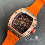 Replica Richard Mille Rm011 Kv Factory Rubber Strap (9)