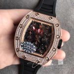 Replica Richard Mille Rm011 Rg5423 Felipe Massa Kv Factory Rose Gold Diamond Bezel (2)