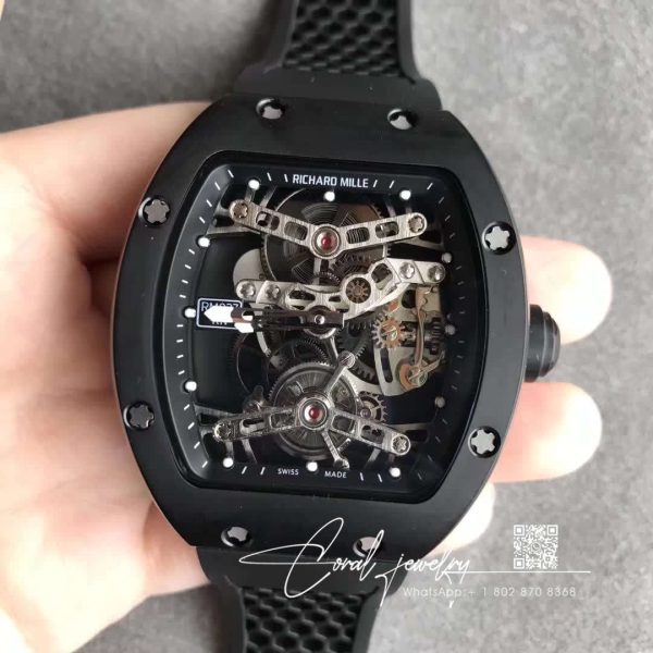 Replica Richard Mille Rm027 Eur Factory Black Case (1)