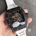 Replica Richard Mille Rm035 Americas Kv Factory White Rubber Strap (3)