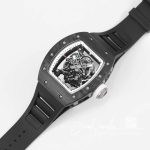 Replica Richard Mille Rm055 Ntpt Bbr Factory Black Rubber Strap (4)