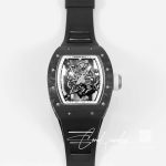 Replica Richard Mille Rm055 Ntpt Bbr Factory Black Rubber Strap (9)