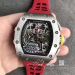 Replica Richard Mille Rm11 03rg Kv Factory Red Strap (1)