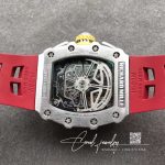 Replica Richard Mille Rm11 03rg Kv Factory Red Strap (7)