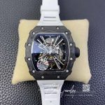 Replica Richard Mille Rm12 01 Tourbillon Kv Factory White Carbon Fiber Case (1)