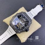 Replica Richard Mille Rm12 01 Tourbillon Kv Factory White Carbon Fiber Case (3)