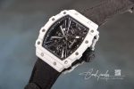 Replica Richard Mille Rm12 01 Tourbillon Rm Factory White Carbon Fiber Bezel (4)