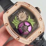 Replica Richard Mille Rm19 02 Kv Factory Tourbillon Fleur Magnolia Dial (13)