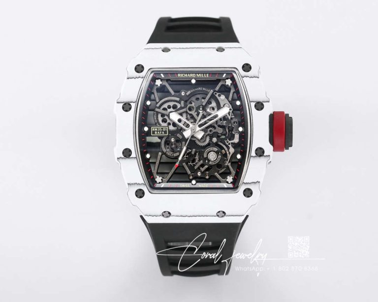 Replica Richard Mille Rm35 01 Bbr Factory Black Fabric Strap (1)