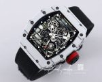 Replica Richard Mille Rm35 01 Bbr Factory Black Fabric Strap (12)