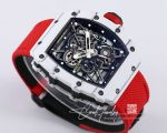 Replica Richard Mille Rm35 01 Bbr Factory Red Fabric Strap (11)